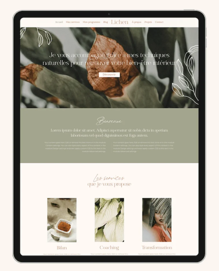 visuel theme lichen