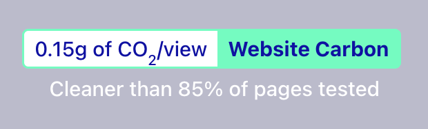 indication website carbon page d'accueil
