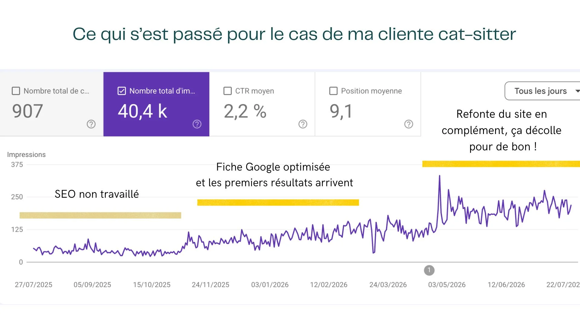 exemple site web cliente cat sitter